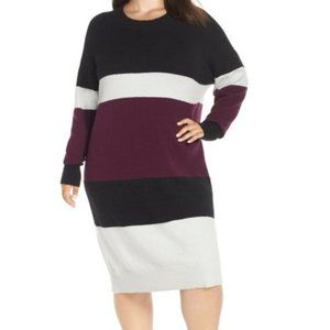 BP. Bold Stripe Sweater Dress P1